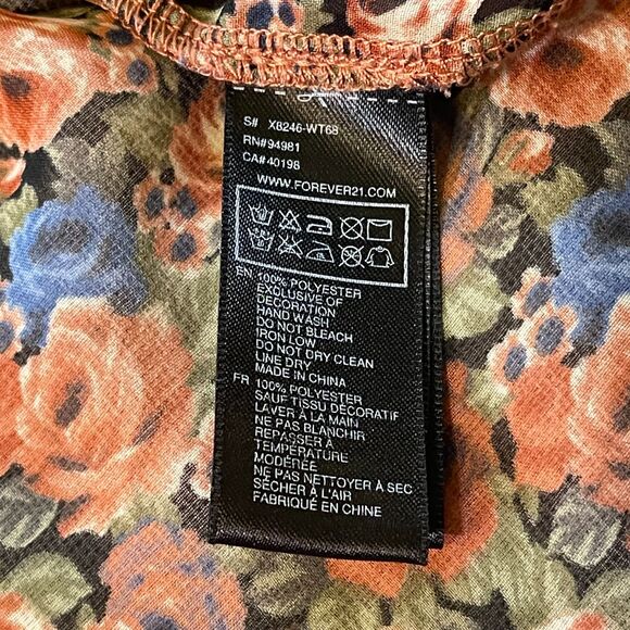 Forever 21 | Floral Chiffon Blouse | Medium - Picture 7 of 8